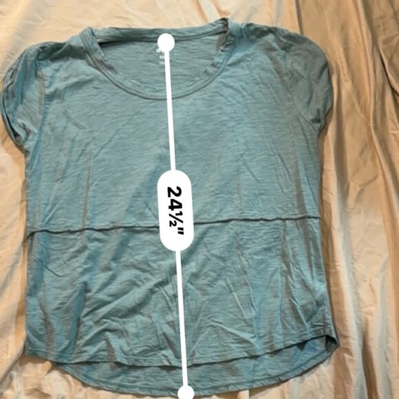 FOUR dip brand relaxed fit slub knit tees BIG XSMALL (green/teal/orange/peach) - Picture 8 of 11